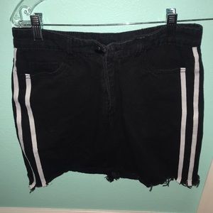 Black jean Skirt